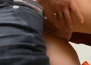 Busty stepmom gives me a very good blowjob