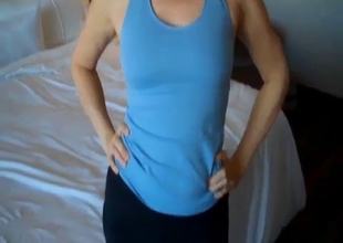 Screwing my flexible auntie in the morning